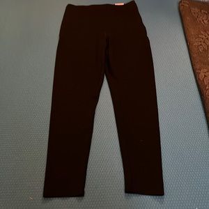 Victorias Secret Sweat On Point 7/8length leggings size 10 black